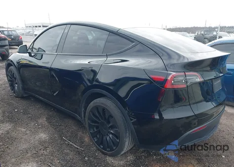 2022 Tesla Model Y Long Range Dual Motor All-Wheel Drive из США, поврежденный, VIN 7SAYGDEE3NF389125